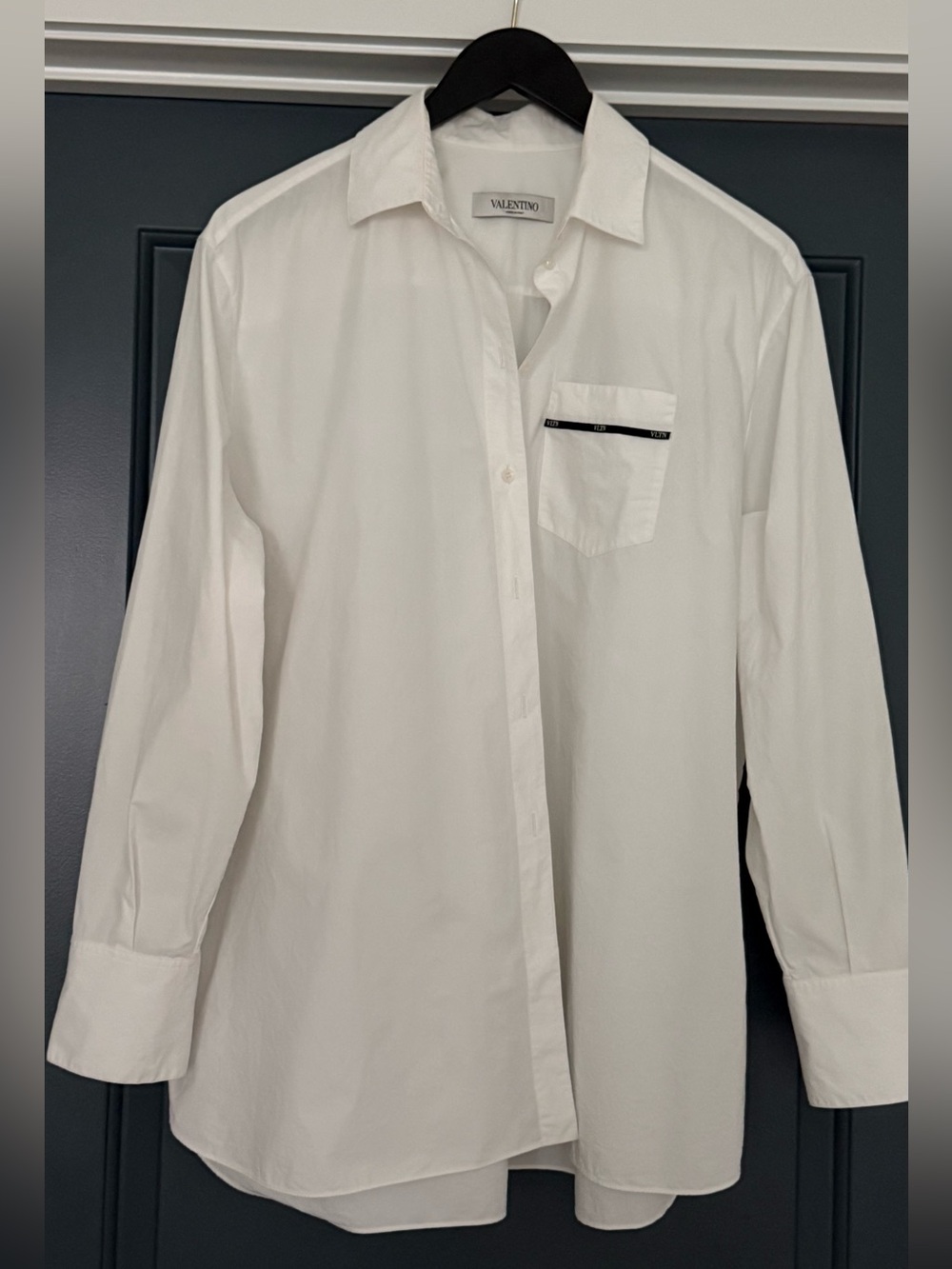 VALENTINO white button down shirt